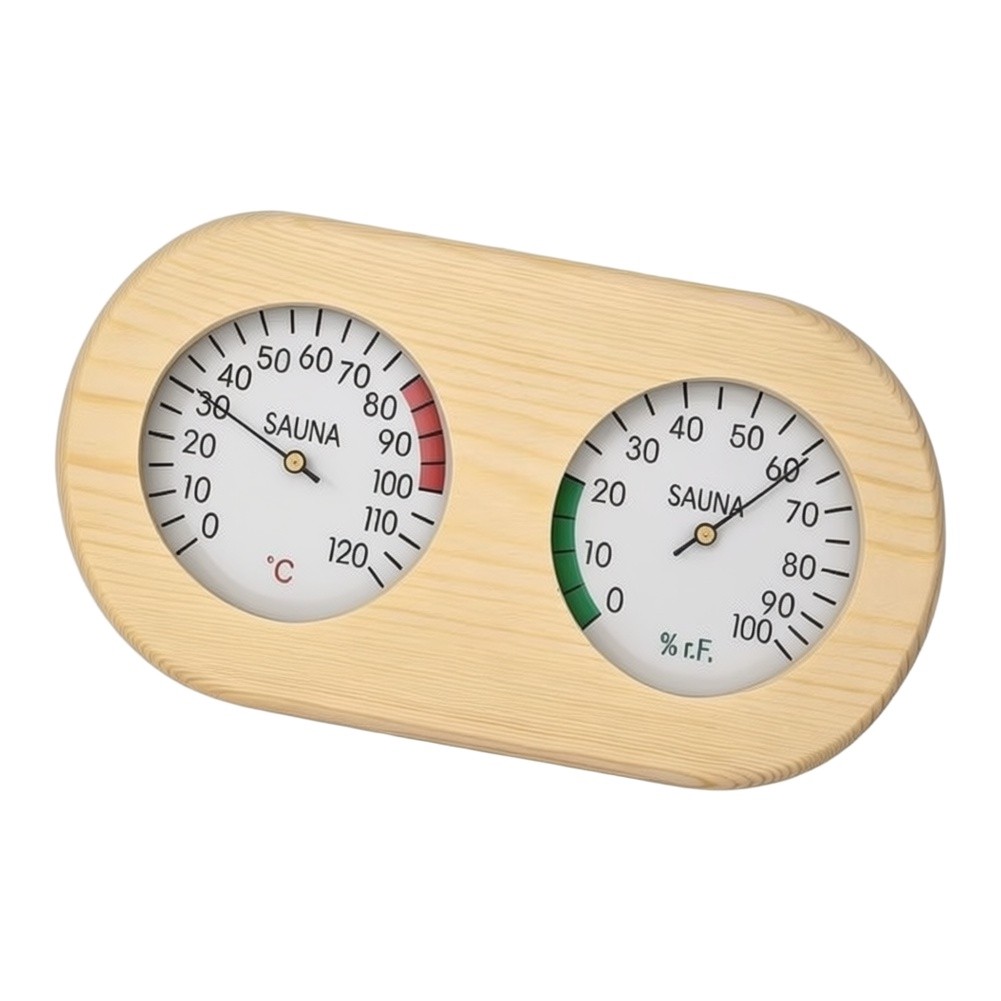 Spa Wellness Center - 1Pc Dual Temperature Humidity Gauge Thermohygrometer