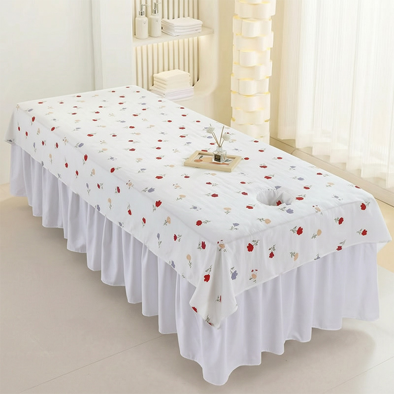 Printed Face Hole Massage Tabl - đánh giá và giá Spa Wellness Center