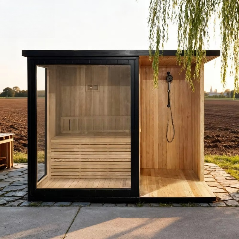 Luxury Outdoor Spa Sauna Combo - đánh giá và giá Spa Wellness Luxury